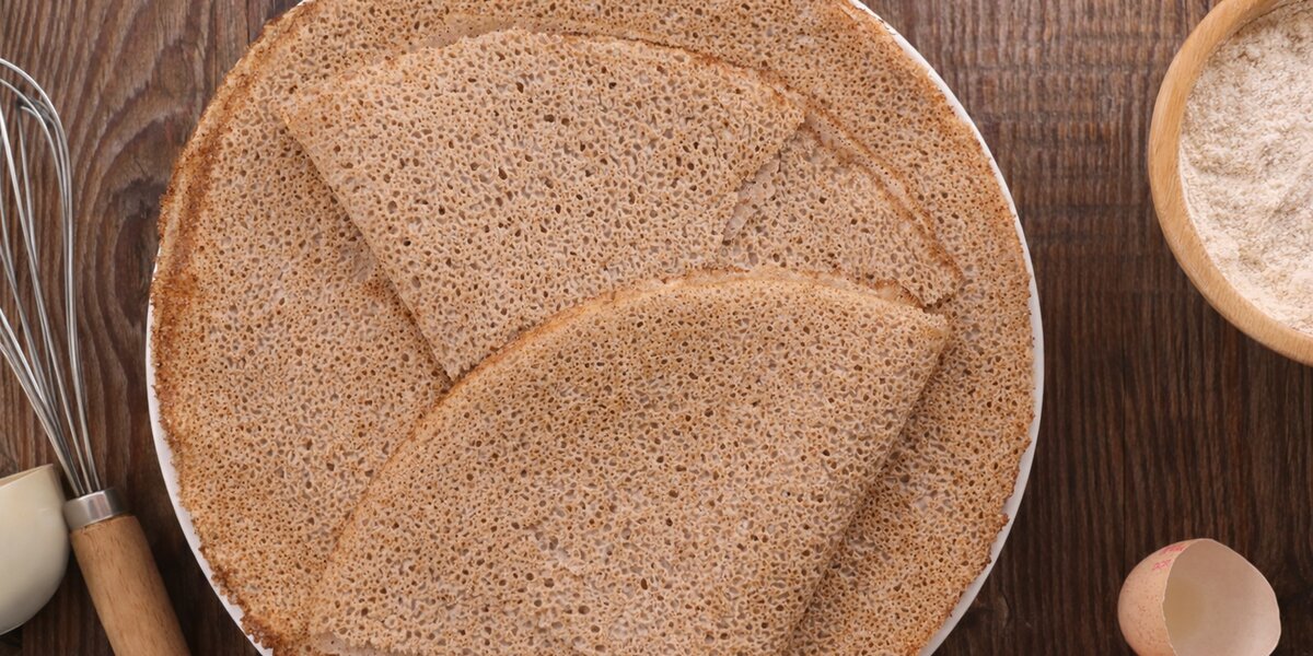 Galettes de sarrasin dorées à la crêpière